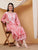 Anika Chikankari Mulmul Co-ord Set (Red)