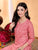 Priya Chikankari Kurta Palazzo Cotton Co-ord Set (Nude Coral)