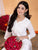 Priya Chikankari Kurta Palazzo Cotton Co-ord Set (White)
