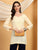 Misha Chikankari Modal Short Kurti (Yellow)