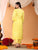 Ananya Chikankari Kurta Pant Cotton Co-ord Set (Yellow)