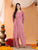 Maryam Chikankari Rayon Co-ord Set (Nude Coral)