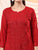 Alina Chikankari Modal Straight Kurta (Maroon)