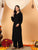 Faiza Chikankari Rayon Co-ord Set (Black)