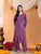 Maryam Chikankari Rayon Co-ord Set (Mauve)