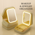 Compact Makeup Vanity With LED Mirror