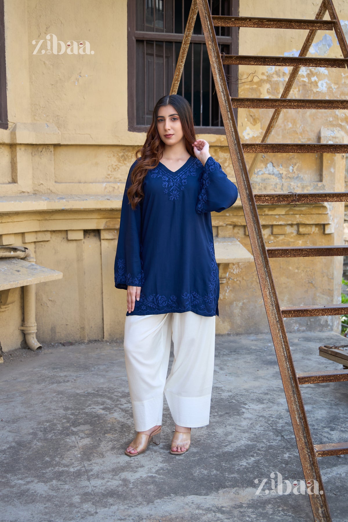 Nazm Neelam Farshi Salwar Set