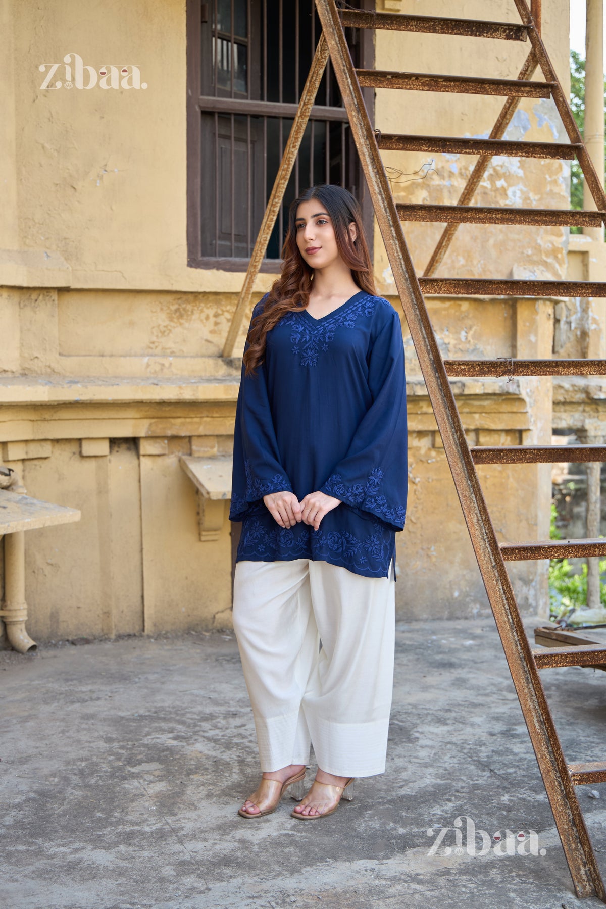 Nazm Neelam Farshi Salwar Set