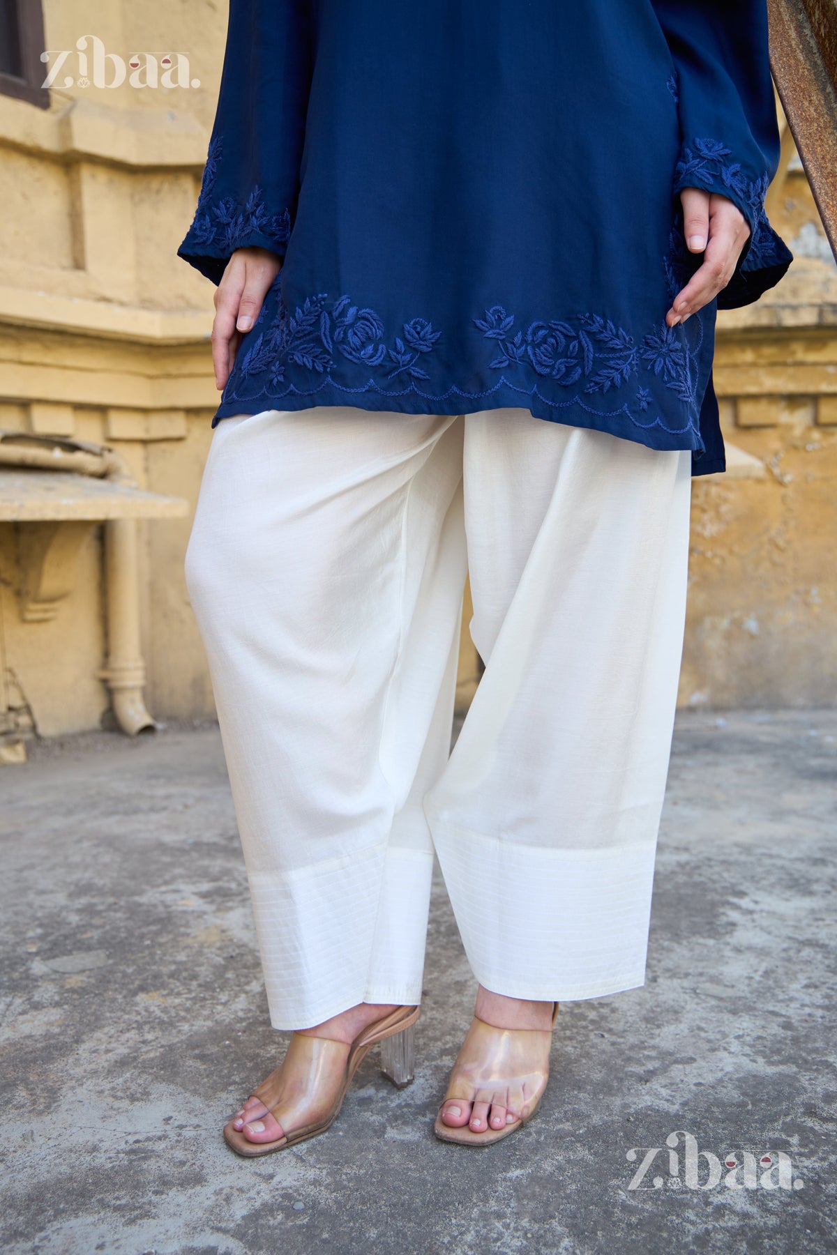 Nazm Neelam Farshi Salwar Set