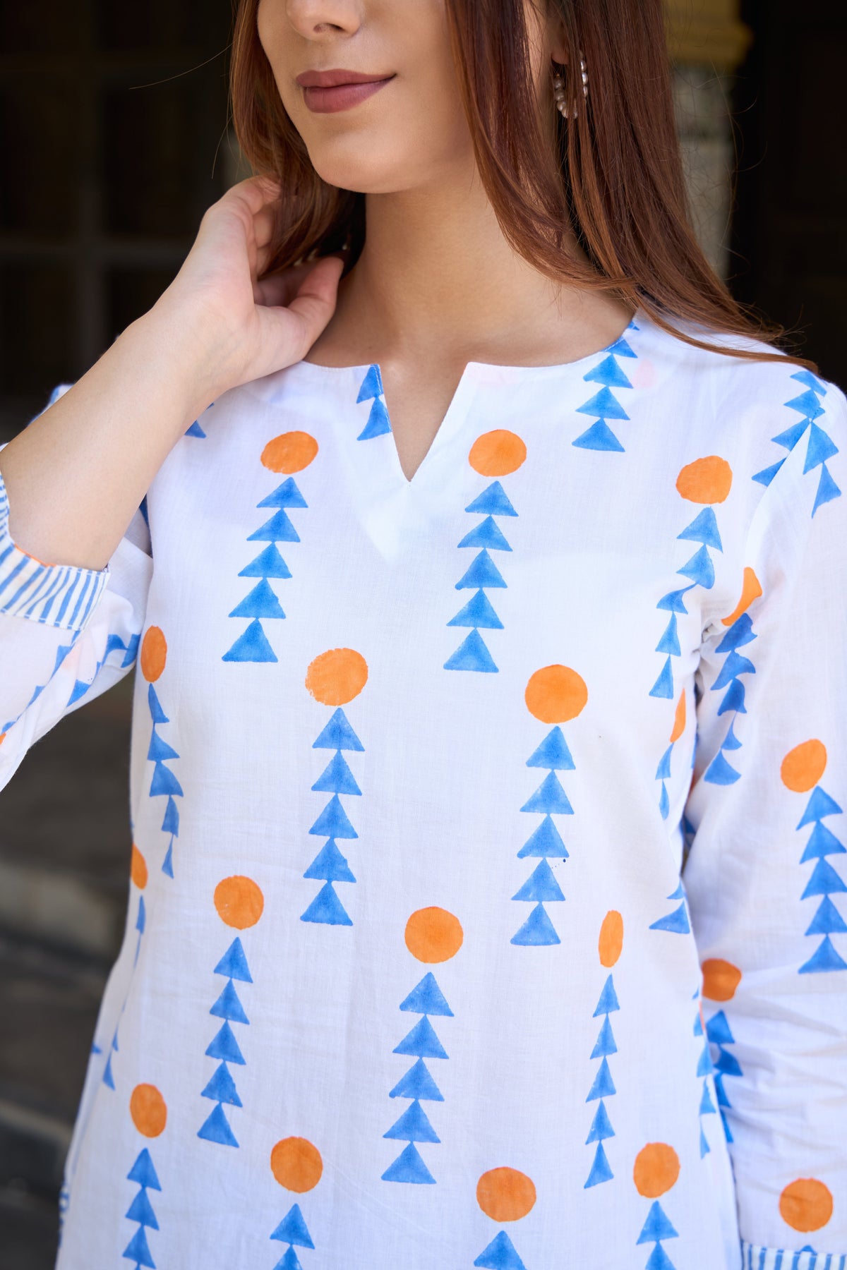 Saanjh Cypress Motif Kurta Set