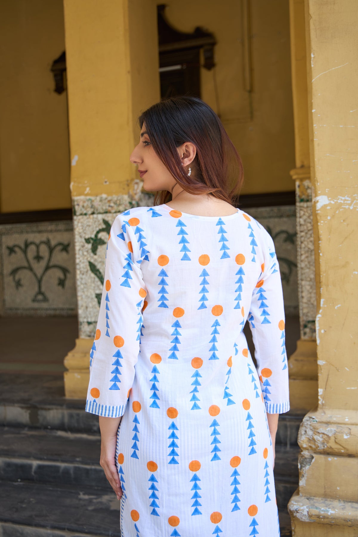 Saanjh Cypress Motif Kurta Set