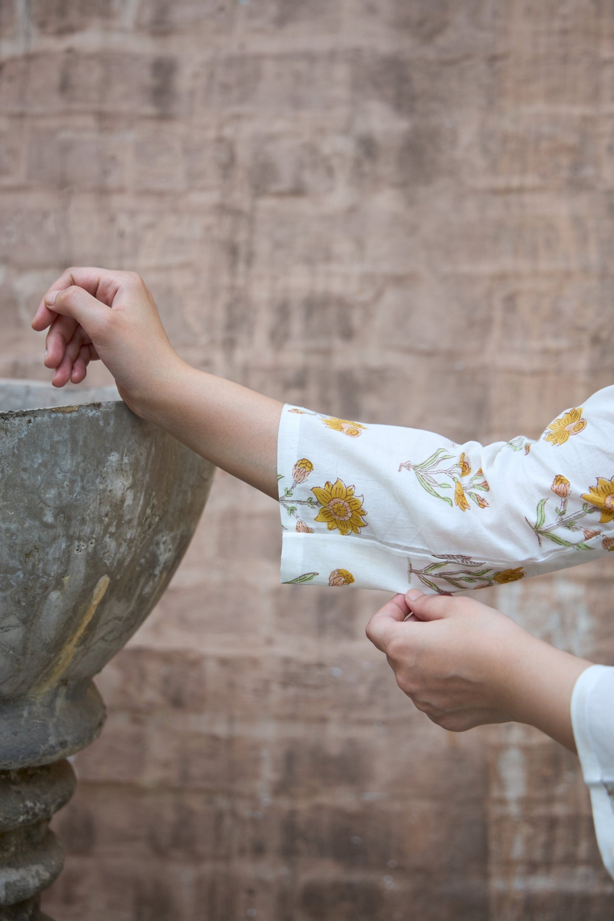 Saanjh Mustard Blossom Kurta Set