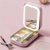 Compact Makeup Vanity With LED Mirror