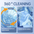 Cordless Portable Mini Washer – Rechargeable Mini Washing Machine for Underwear & Socks
