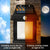 Solar Wall Lantern with 3 Lighting Modes and IP65 Waterproof